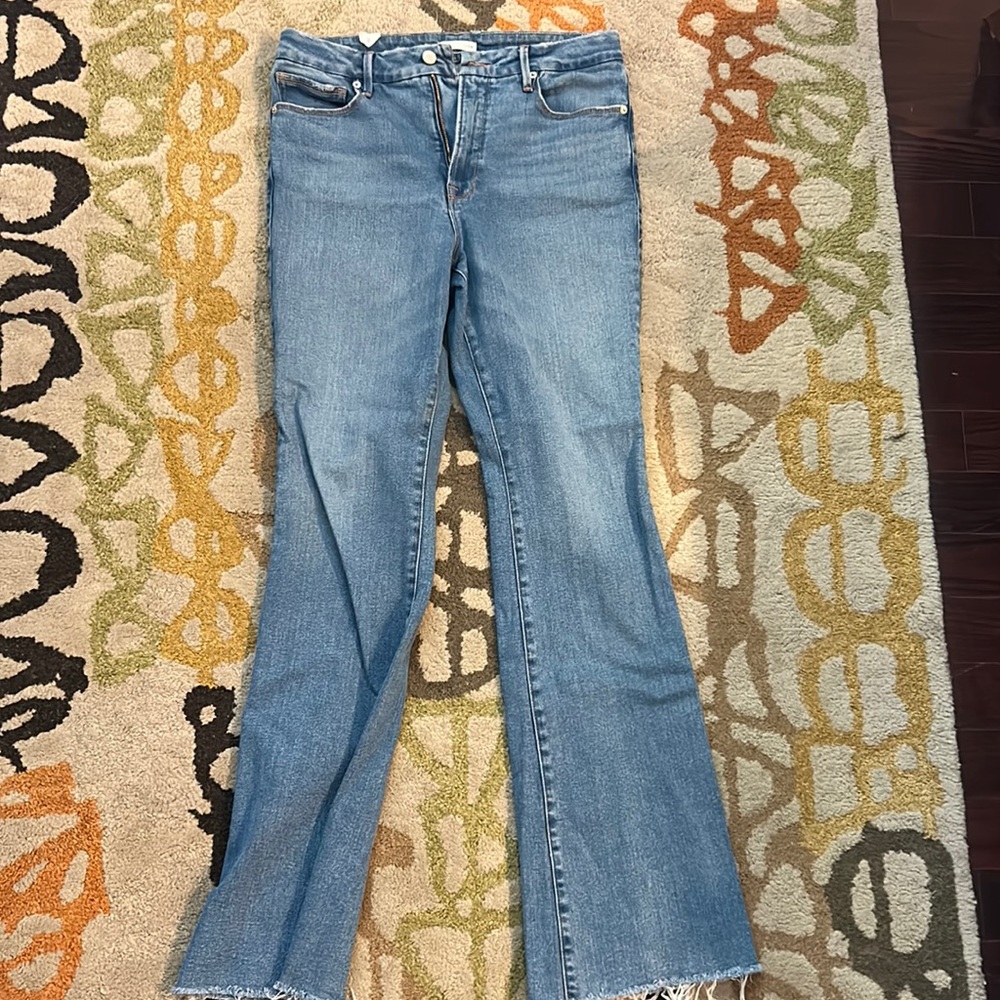 Good American boot cut jeans
